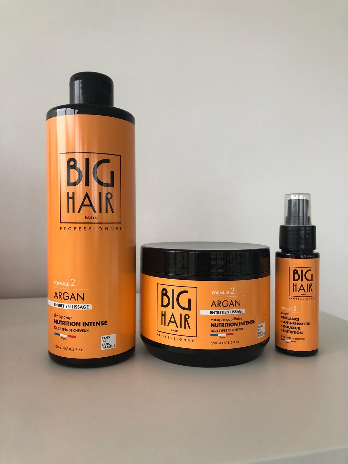 Gamme Nutrition Intense à l’Argan | Big Hair Paris