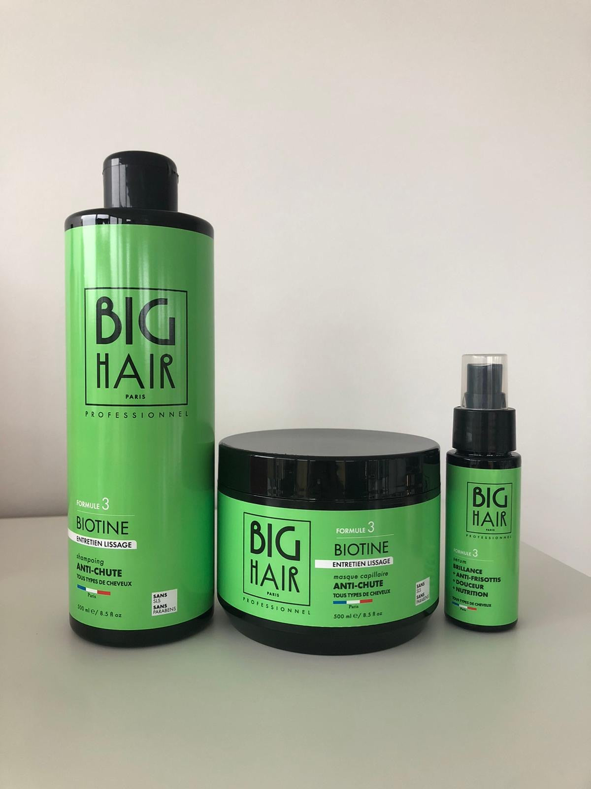Gamme anti-chute à la Biotine | Big Hair Paris