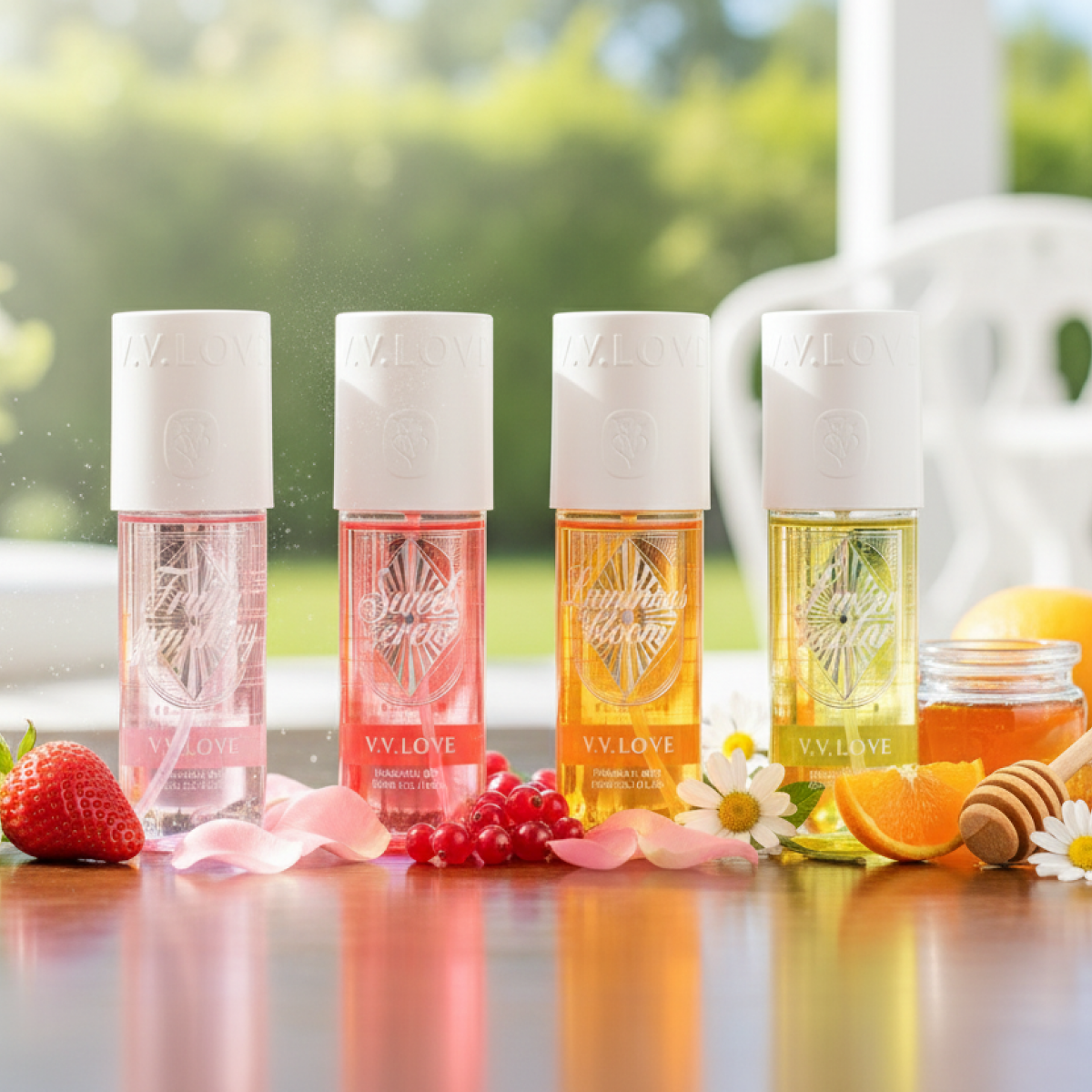 Pack de 4 Brumes V.V Love