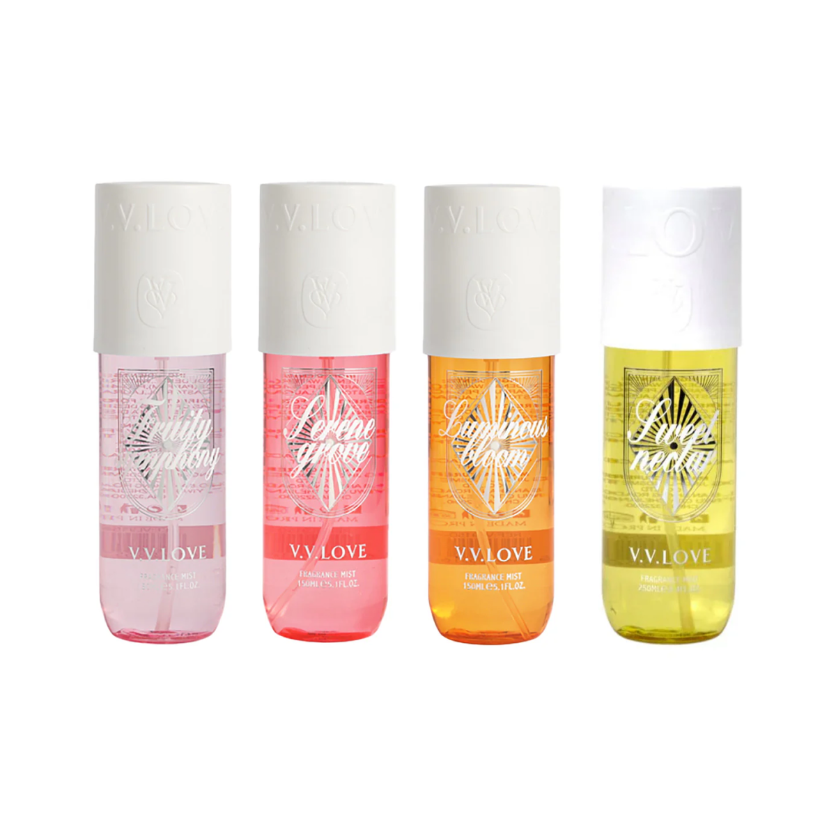 Pack de 4 Brumes V.V Love